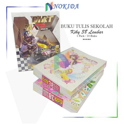 Nokida Buku Tulis Sekolah Kiky Isi Lembar Random Buku Write