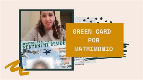 Proceso Completo Para Green Card Por Matrimonio Paso A Paso YouTube