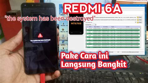 Redmi 6A Cactus Muncul Logo Seru Merah The System Has Been Destroyed