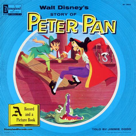 Disneylandrecords Walt Disney S Peter Pan St