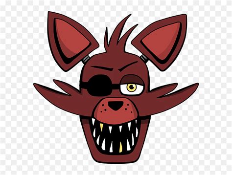 Foxy Head By Kaizerin - Five Nights At Freddy's Foxy Stencil, HD Png ...