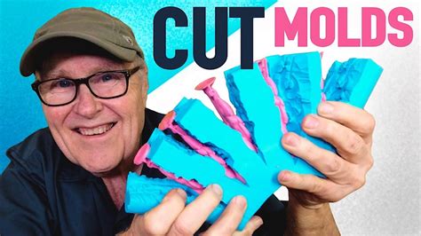 How To Cut Silicone Molds For Production Resin Casting Youtube