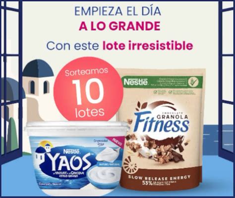 Nestlé sortea 10 lotes de productos Regalos y Muestras gratis