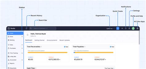 Navigating Zoho Books Help Zoho Books