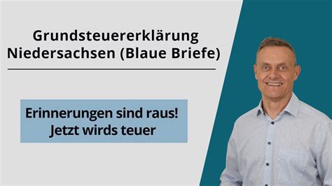 Grundsteuererkl Rung Niedersachsen Blaue Briefe Erinnerungen Sind