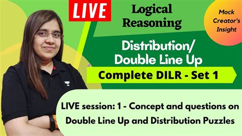 Distribution Double Line Up Lrdi Live Session Complete Dilr Cat