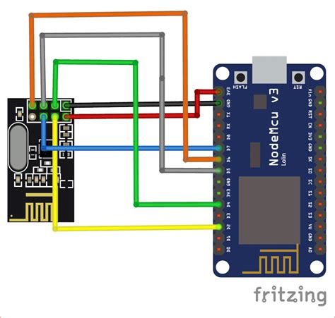 Wireless Communication Between Arduino And NodeMCU Using NRF24L01