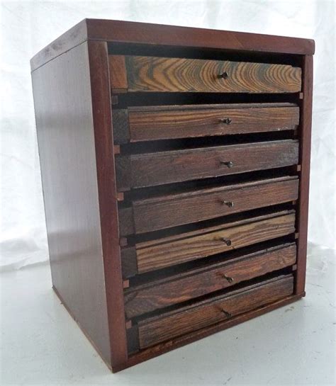 Wooden Printers Tray Chest Wood Tool Chest Wood Tool Chest Printers