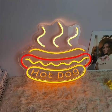 Neon Sign Backboard Led Neon Sign Light Usb Fast Food