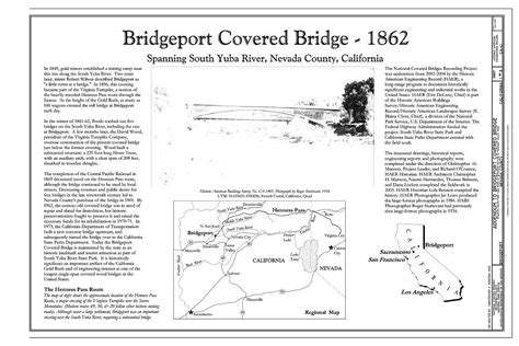 Title Page Bridgeport Covered Bridge Spanning South Fork Of Yuba