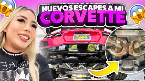 NOUVEAUX ÉCHAPPÉMENTS POUR MA CORVETTE C8 C EST IMPRESSIONNANT