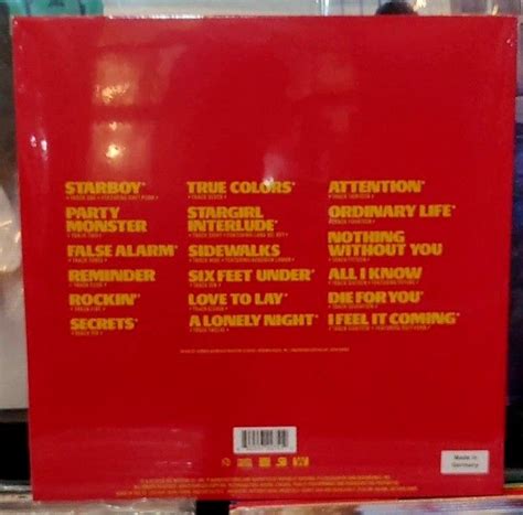 The Weeknd Starboy Gatefold Red Translucent Vinyl Lp Hobbies