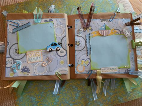 Posh Creations: Baby Boy Paperbag Scrapbook Album