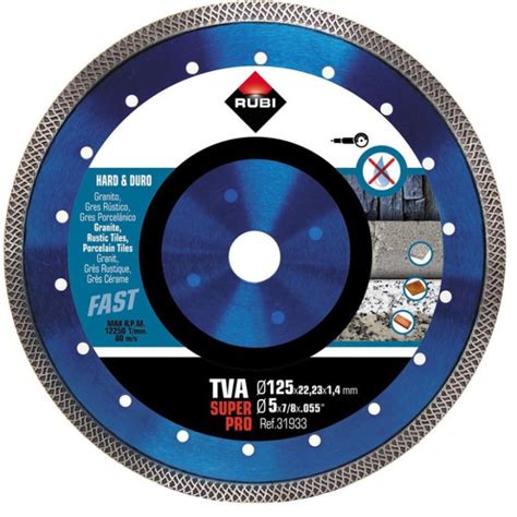 Disque Diamant Mm Tva Superpro Rubi