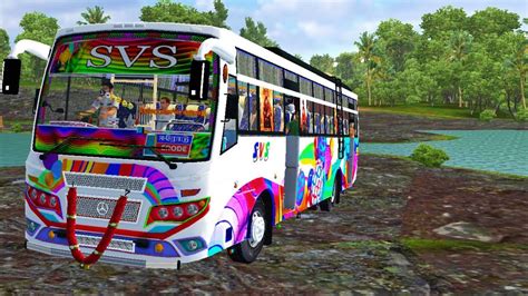 Tn Private Bus Driving Svs 🎀💥 Bus Simulator Indonesia Youtube