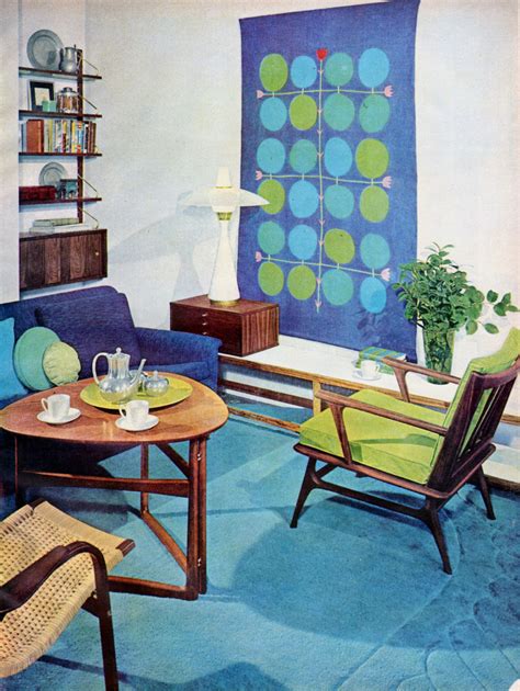 Mid Century Modern Freak 1958 Interiors Via 1 2