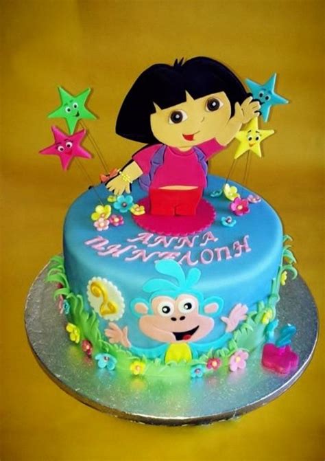 Dora birthday cake - Decorated Cake by LenkaSweetDreams - CakesDecor