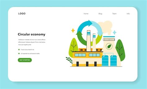 Premium Vector Circular Economy Product Life Cycle From Production Consumption