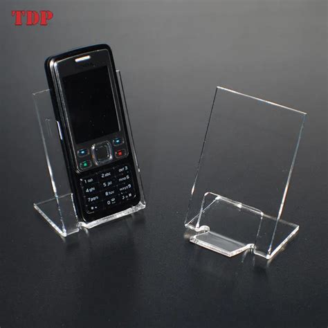 Custom Clear Acrylic Cell Phone Display Stand Acrylic Phone Electronic