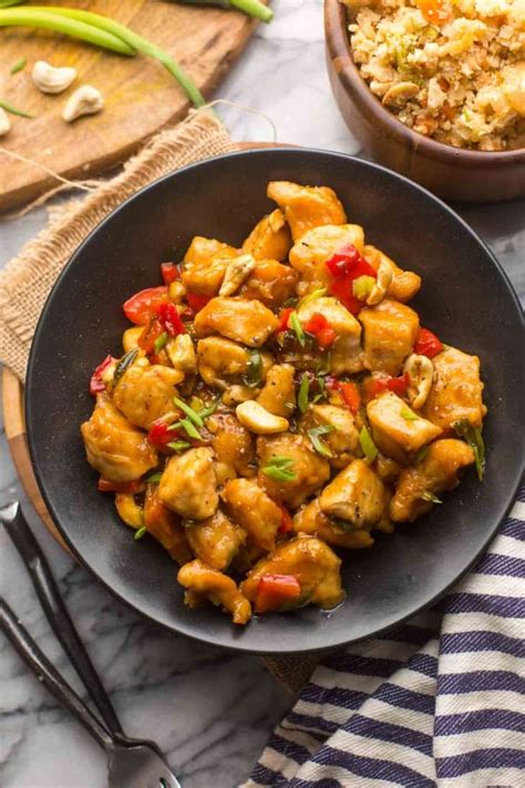 Paleo Cashew Chicken A Saucy Kitchen