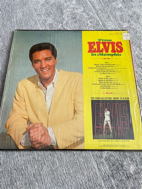 Elvis Presley Demo From Elvis In Memphis Lp Vinyl Record Rca Lsp 4155