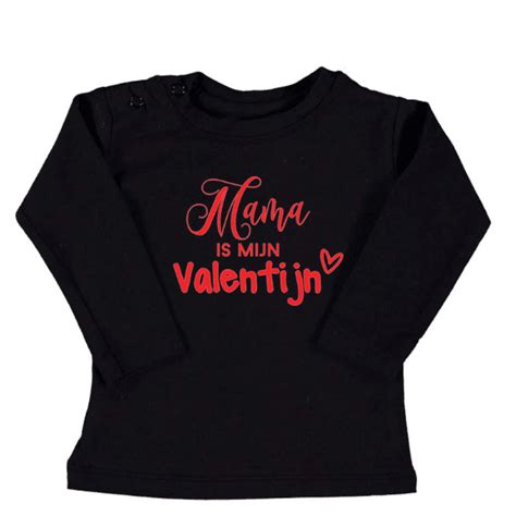 Baby Shirt Papa Mama Is Mijn Valentijn Valentijn