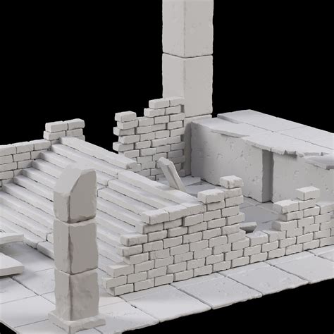 Old Ruin 3d Model Cgtrader