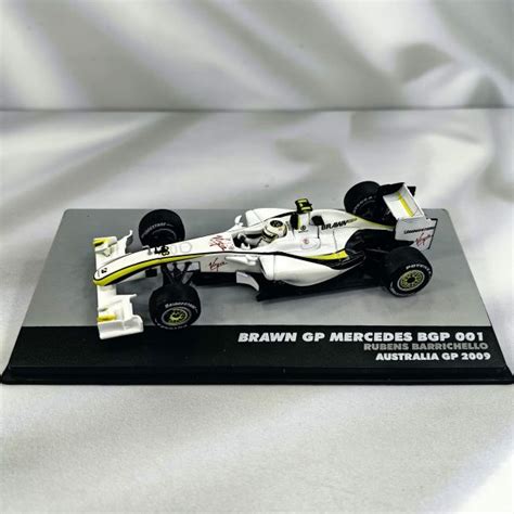 Brawn Gp Rubens Barrichello Caja Acrilica Ixo Special