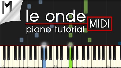 Le Onde ~ Ludovico Einaudi ~ Original Piano Tutorial [midi] Youtube