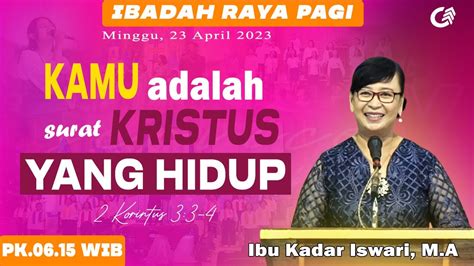 [live Streaming] Ibadah Raya Pagi 23 April 2023 Youtube