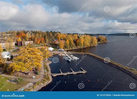 Boats On The Saimaa Lake Puumala Finland Editorial Photo Image Of