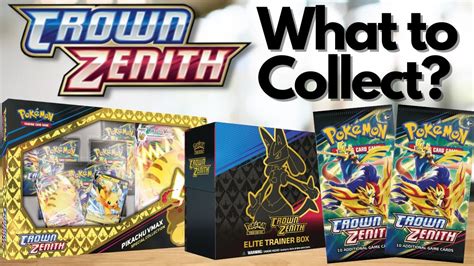 Which Pokemon Crown Zenith Product Should You Buy YouTube