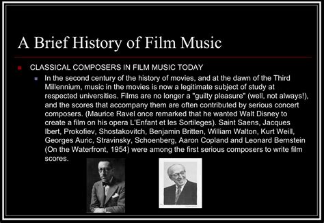 Film History - Music Technology Musician