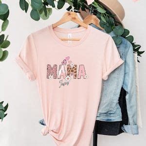 Mama Tshirt Kindernamen Mama Shirt Muttertags Geschenk Komfort