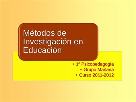 PDF Métodos de Investigación en Educación uco es Tema 2 Tipos y