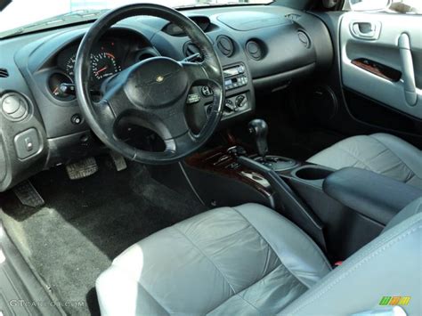 Black/Light Gray Interior 2001 Chrysler Sebring LXi Coupe Photo ...