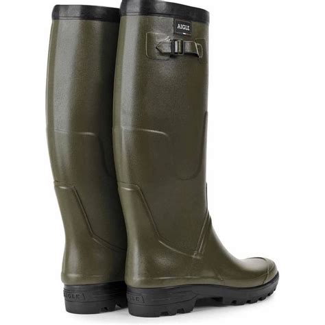 Wellies Aigle Benyl Khaki Outdoorsupply Co Uk