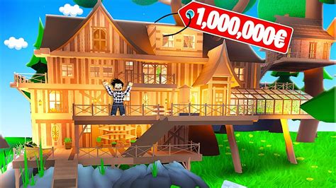 MA MÉGA CABANE DANS LES ARBRES A 1 000 000 DANS ROBLOX Roblox Mega