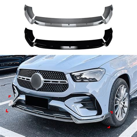 Front Bumper Lip Spoiler Side Lower Splitters Body Kit For Mercedes Benz Gle W167 C167 Gle350