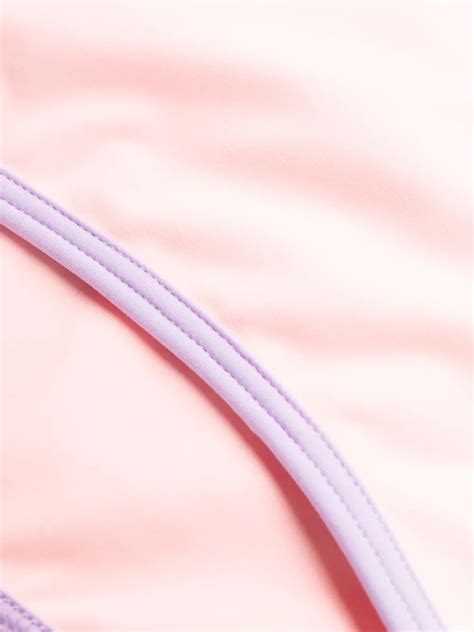 Reina Olga Bikini Con Bordes En Contraste Rosado FARFETCH MX