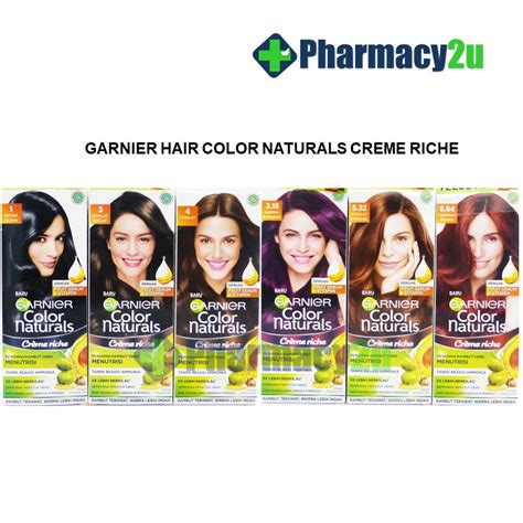 GARNIER HAIR COLOR NATURALS CREME RICHE Shopee Malaysia