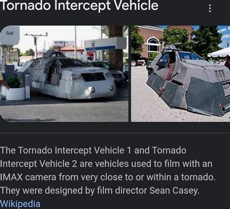 Tornado Intercept Vehicle The Tornado Intercept Vehicle 1 and Tornado ...