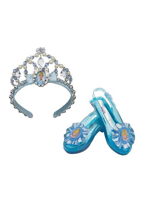 Cinderella Girls Tiara And Shoes Set Accessories