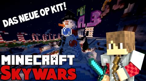 Eines Der Neuen Op Kits Minecraft Skywars Letstom Youtube