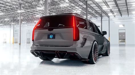 Cadillac Escalade V Gets Hardcore Widebody In Super Suv Rendering