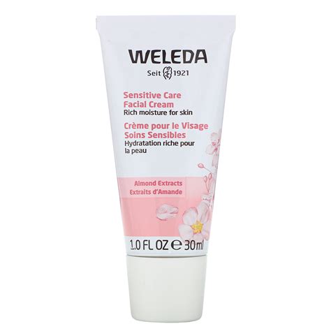 Weleda Sensitive Care Facial Cream Almond Extracts 1 0 Fl Oz 30 Ml