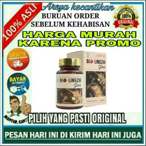 Jual Bio Lingzhi Pro Asli Original Obat Jantung Stroke Paru Paru