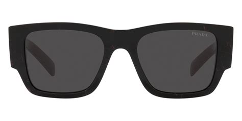 Prada™ Pr 10zsf 11f5s0 55 Black Etruscan Marble Sunglasses