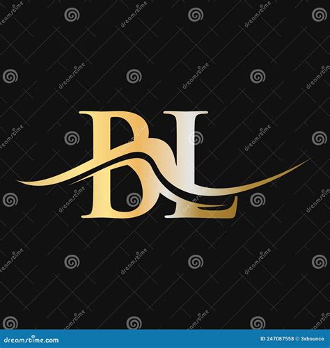 Dise O Del Logotipo De La Letra Bl Plantilla De Logotipo Bl Inicial