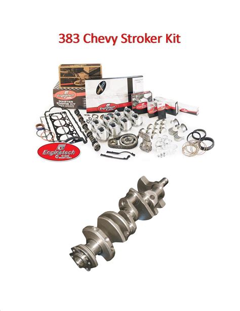 Enginetech Sbc Chevy 383 Stroker Master Rebuild Kit W2pc Crankshaft